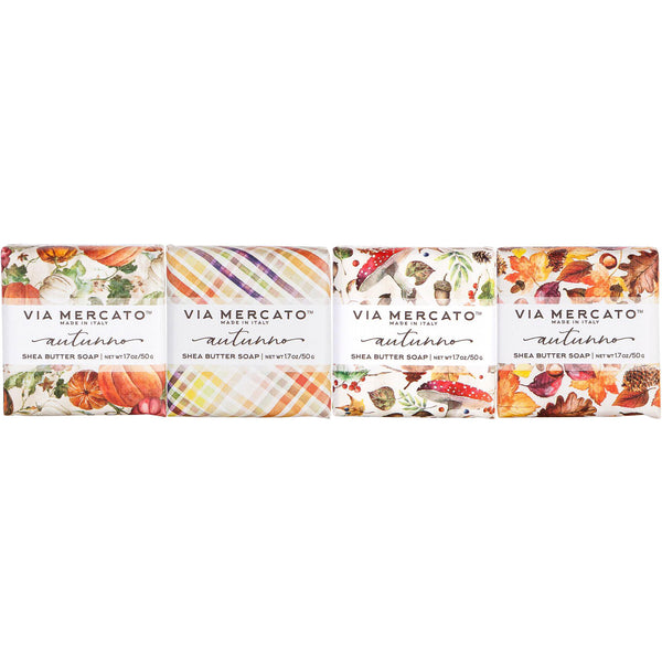 Fall Collection Shea Butter Soap Gift Set (4 x 50g)