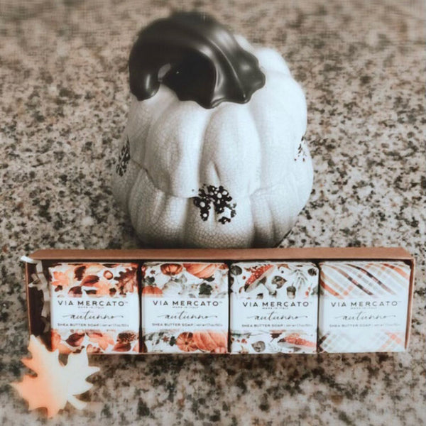 Fall Collection Shea Butter Soap Gift Set (4 x 50g)