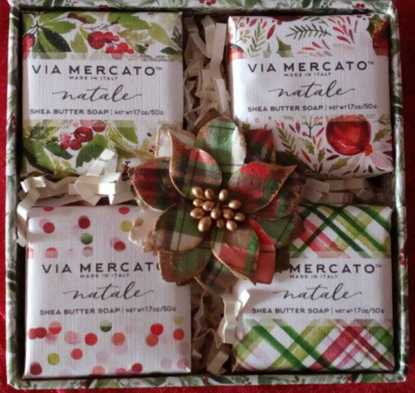 Natale Shea Butter Soap Gift Set (4 x 50g)