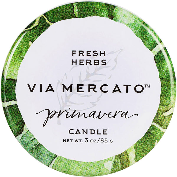 Primavera 3 Oz Candle - Fresh Herbs