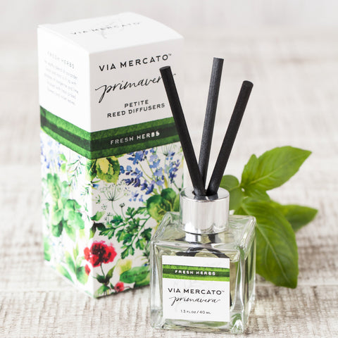 Primavera Petite Reed Diffuser - Fresh Herbs