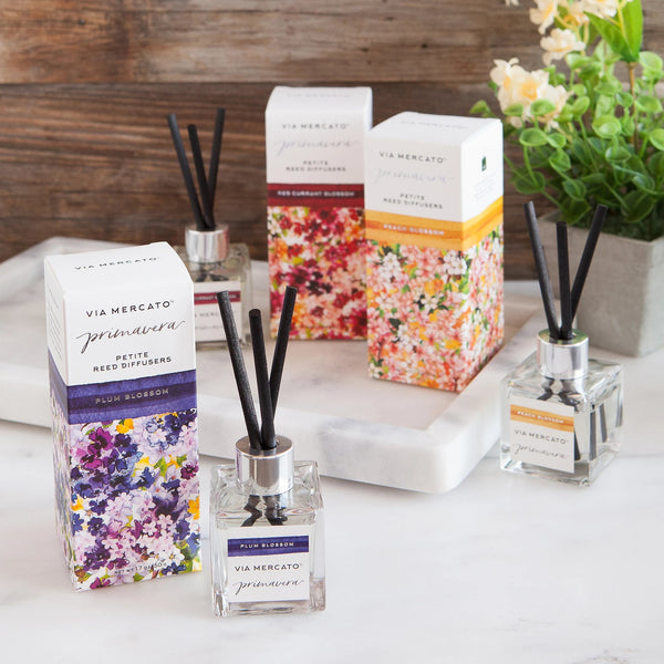 Primavera Petite Reed Diffuser - Peach Blossom