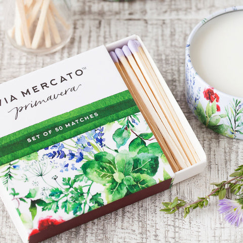 Primavera 50Pc Match Box Set - Fresh Herbs